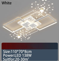 plafonnier led intelligent moderne créativité décoration intérieure