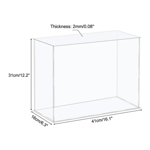 vitrine en acrylique pour objets de collection et organisation
