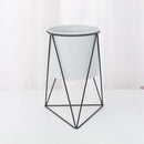 pot de fleurs en métal nordique design pour succulentes