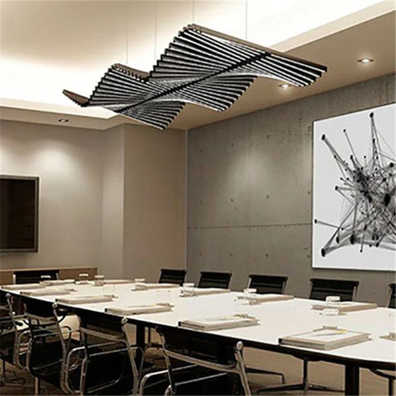 plafonnier led suspendu design nordique moderne éclairage intérieur décoratif - vue 5 sur 14