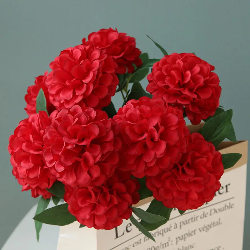 lot de 10 bouquets de pissenlit artificiels pour décoration intérieure et événements - vue 14 sur 18