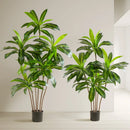 arbre artificiel en pot décoration intérieure verte bois brésilien