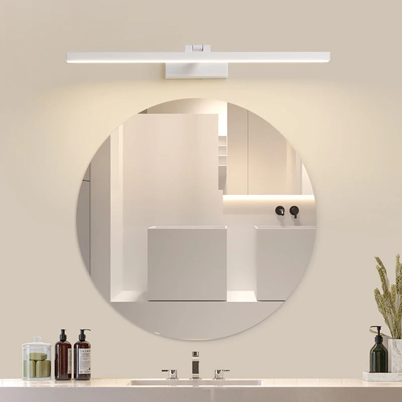 SANDYHA Style nordique miroir applique maison Led Anti-buée salle de bain éclairages moderne hôtel intérieur décor armoire maison lumières - vue 4 sur 8