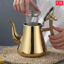Théière inox avec infuseur filtre 1l 15l 2l