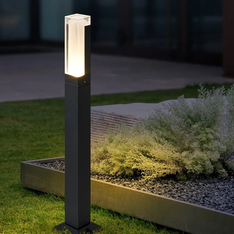 LED lampe à gazon paysage lumières pour la décoration de jardin IP65 étanche AC85-265V lumières de jardin éclairage extérieur pour maison de campagne - vue 4 sur 8