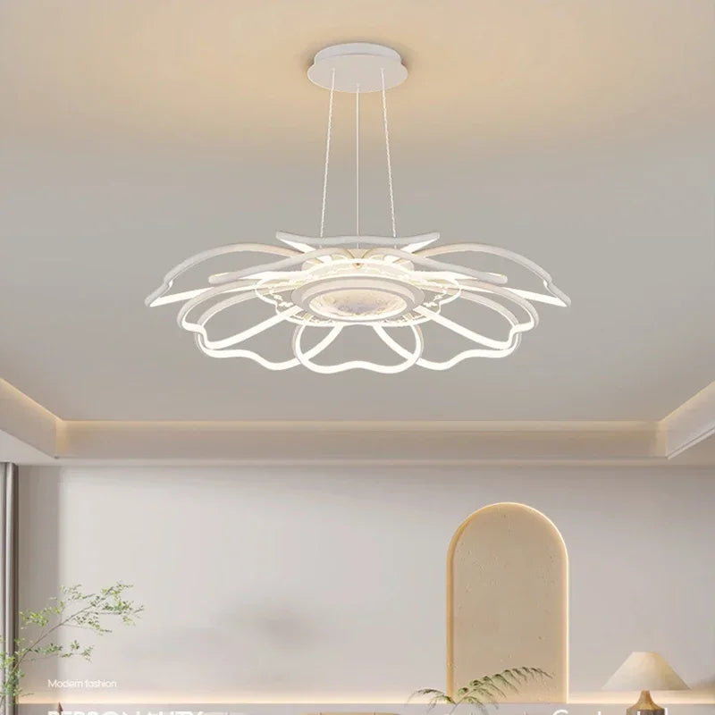 suspension moderne à led pour décoration intérieure élégante