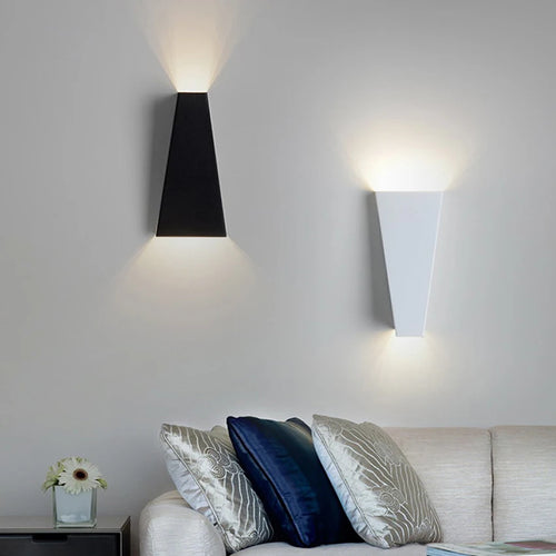 applique LED intérieure chambre salon applique murale décoration haut et bas lumière en aluminium applique moderne appliques AU18