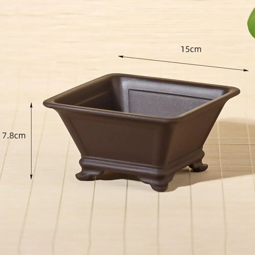 pots de fleurs en argile pour jardinage et bonsaï créatifs