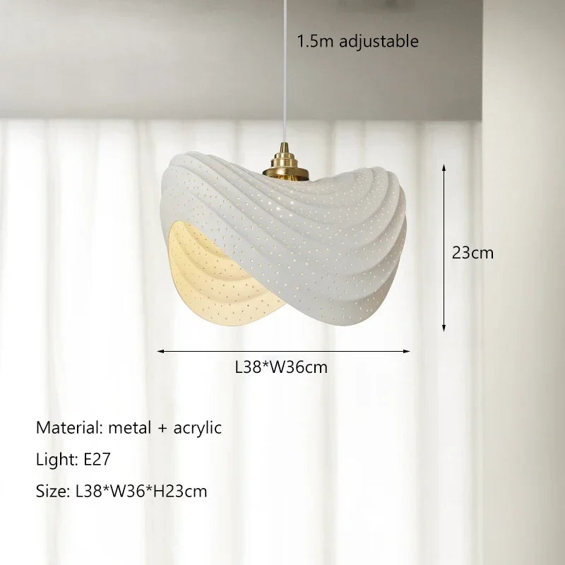 lustre led style nordique minimaliste wabi sabi restaurant bar
