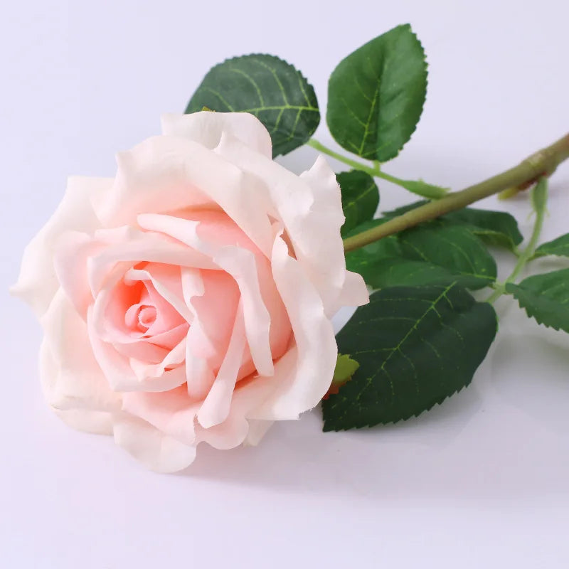 bouquet de mariée en roses artificielles haut de gamme pour mariage et cadeaux - vue 7 sur 10