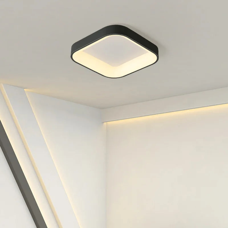 plafonnier led moderne carré minimaliste pour éclairage intérieur