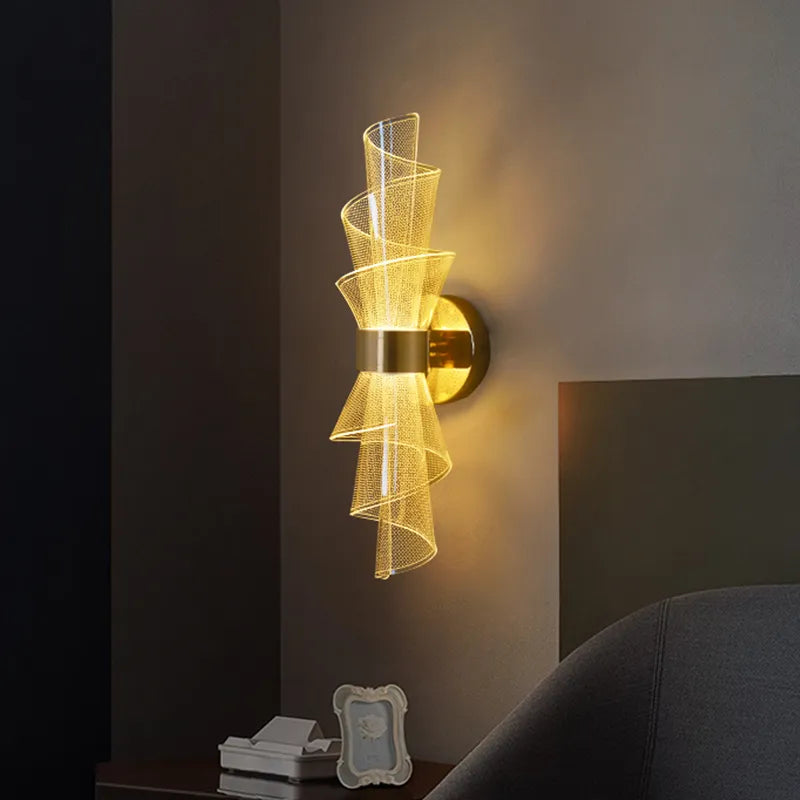 Applique murale LED nordique luxe