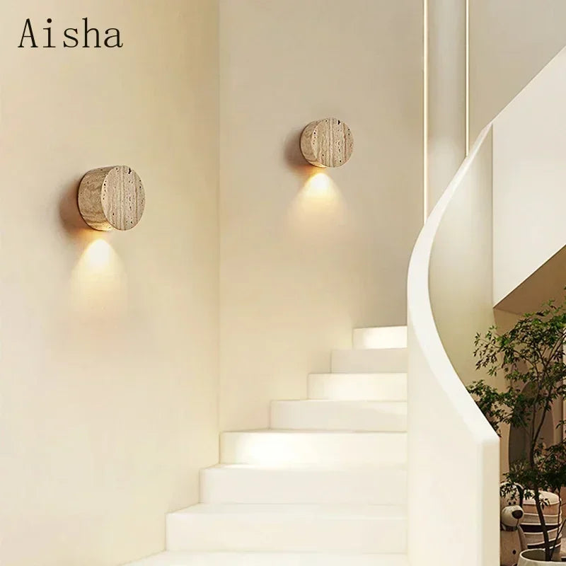 applique murale japonaise en pierre naturelle design wabi sabi pour intérieur - vue 4 sur 7