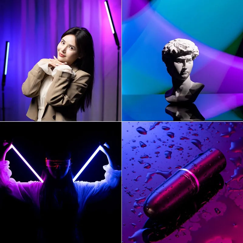 Ulanzi VL119 lampe de poche colorée RGB 19.68 pouces baguette de lumière LED portable CRI 95 + 2500 K-9000 K lampe de Studio de photographie - vue 8 sur 7