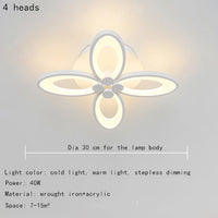 Plafonnier Led en forme de pétale