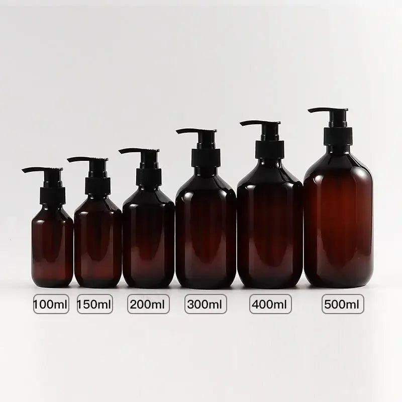 bouteilles rechargeables pour shampoing et gel douche - vue 8 sur 7