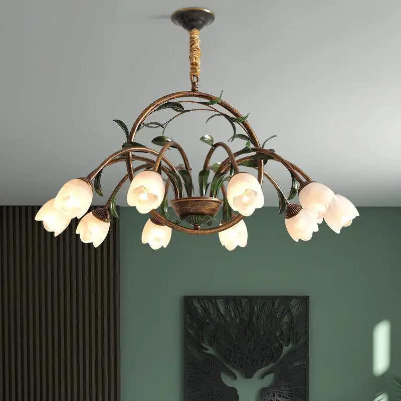 suspension vintage nordique pour villa et hôtel style français - vue 5 sur 8