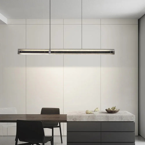 lampes suspendues led en acrylique 3 gradations style minimaliste hauteur réglable