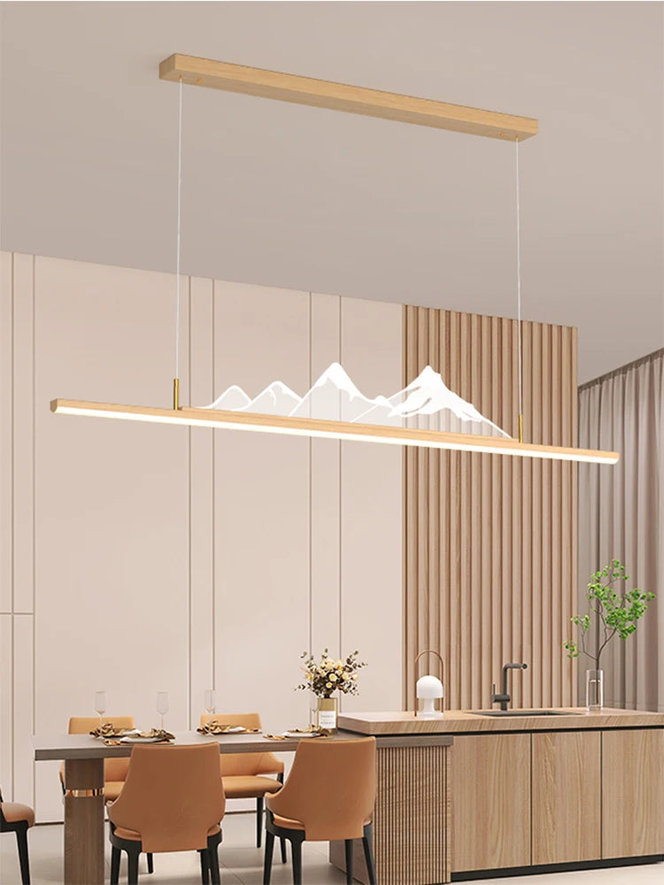 lustre de style chinois pour restaurant et bureau montagne - vue 5 sur 10