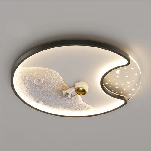plafonnier led astronaute moderne pour chambre d'enfants