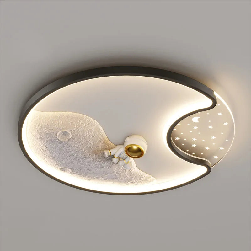 plafonnier led astronaute moderne pour chambre d'enfants - vue 5 sur 10