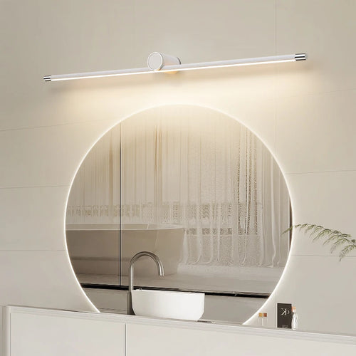 miroir moderne avec lumières led pour maquillage et décoration intérieure