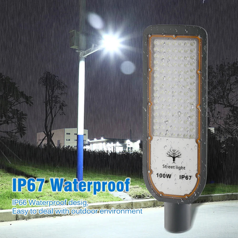 lampadaire led étanche ultra lumineux éclairage de sécurité extérieur - vue 6 sur 10