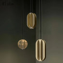 suspension en cuivre moderne pour éclairage décoratif intérieur