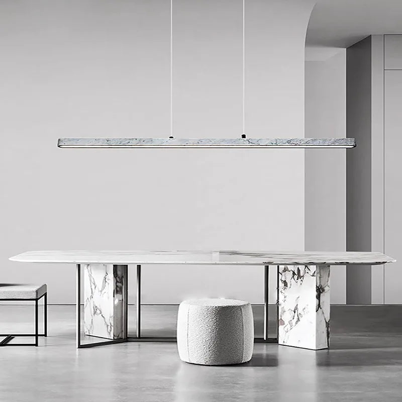 lustre marbre classique tendance 2023 pour éclairage intérieur moderne - vue 3 sur 11