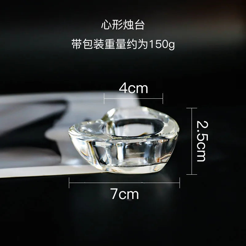 bougeoir en verre créatif pour bougie chauffe-plat décoration élégante - vue 8 sur 11