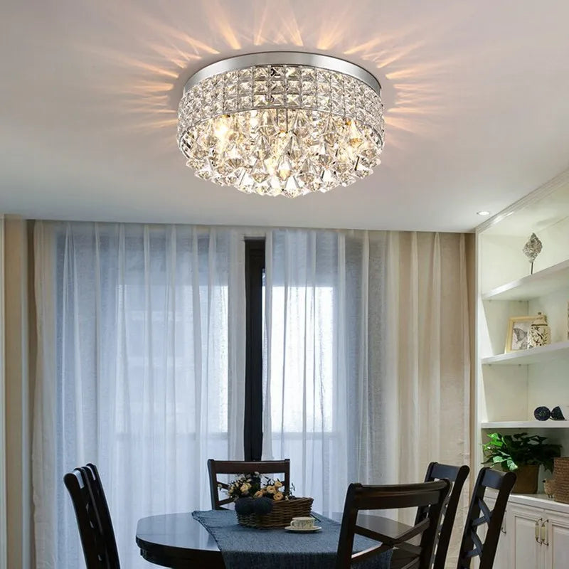plafonnier en cristal design moderne pour intérieur élégant - vue 4 sur 8