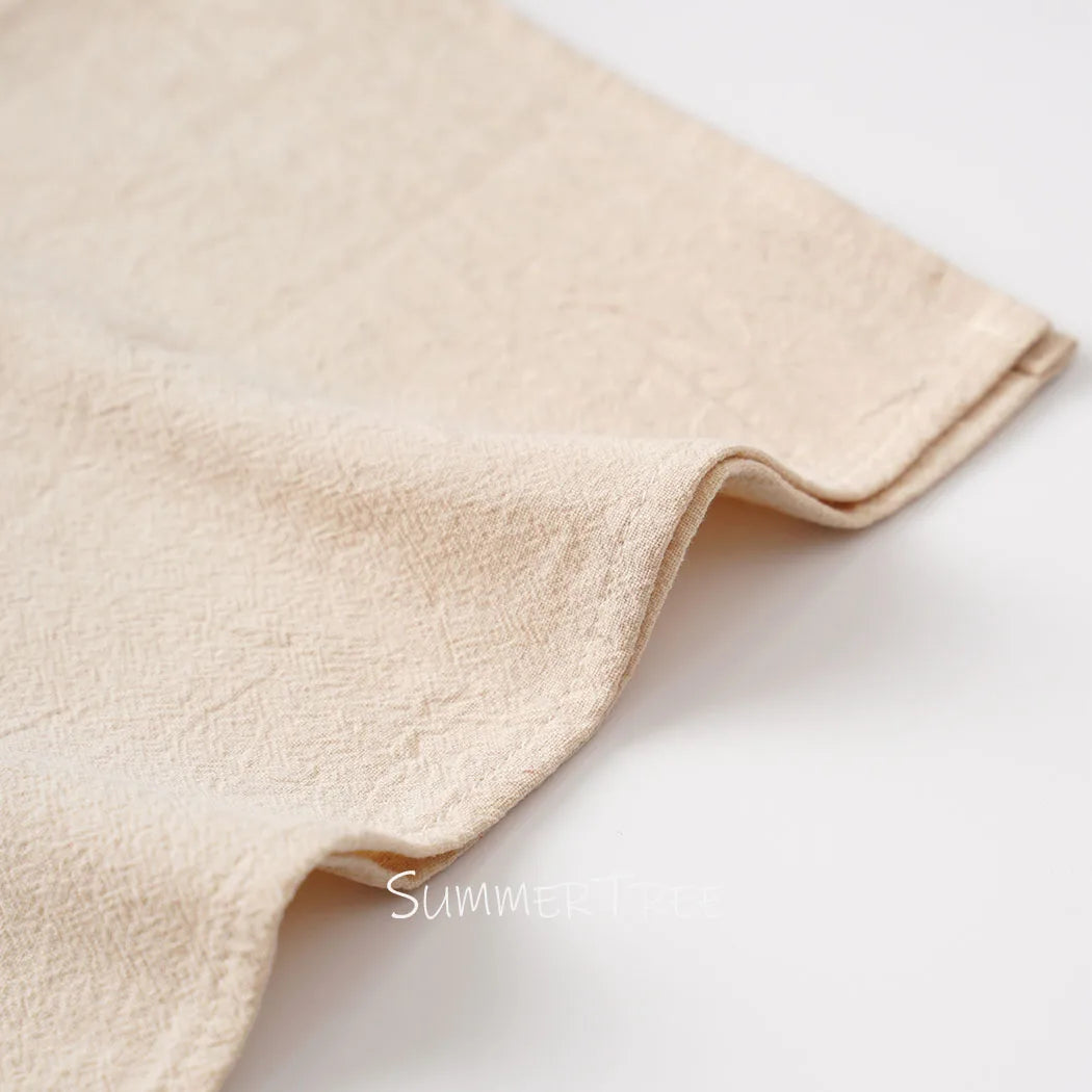 Serviette de table coton lavé vintage lot 12 - vue 6 sur 7