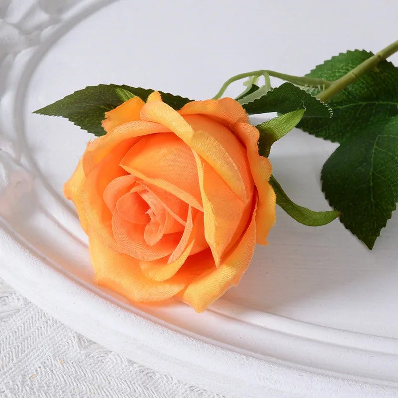 rose artificielle en soie pour décoration de mariage et événements - vue 9 sur 28