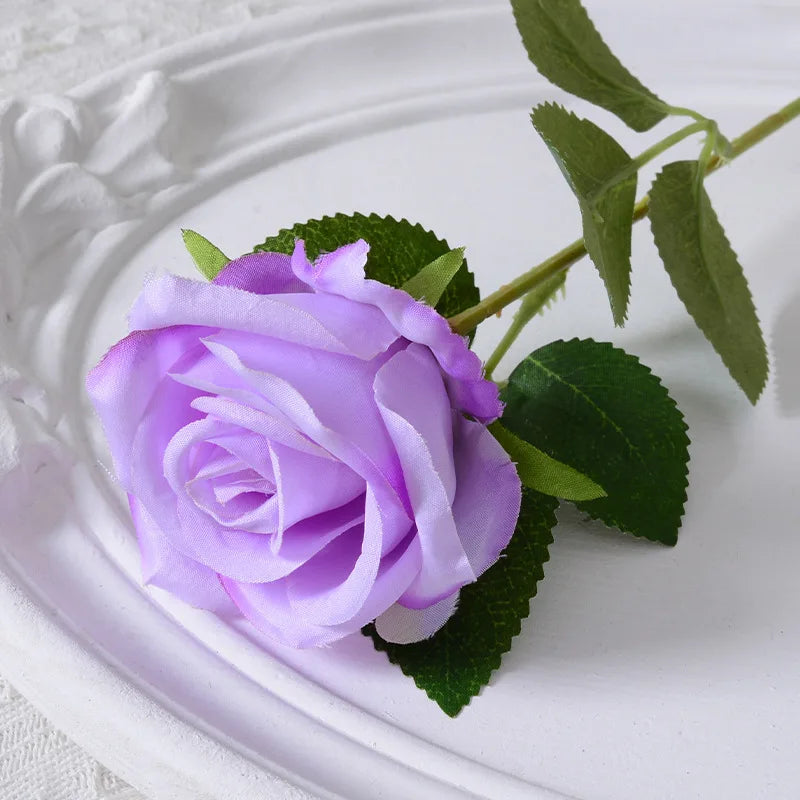 rose artificielle en soie pour décoration de mariage et événements - vue 28 sur 28
