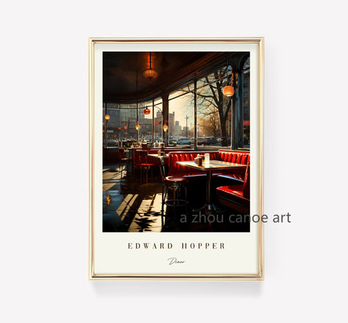 affiches art moderne d'edward hopper pour décoration intérieure