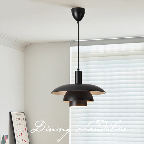 suspension led créative en métal pour éclairage de table