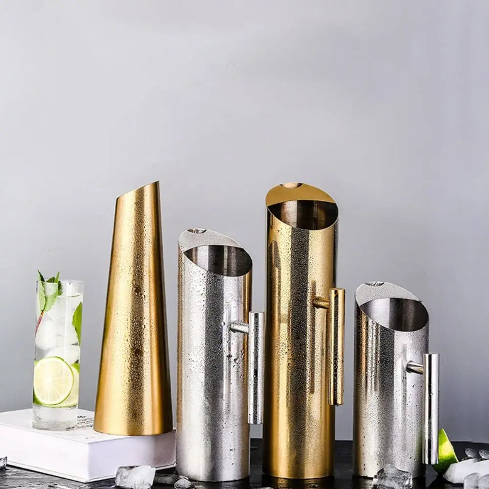 Carafe café acier inoxydable grande capacité style ktv - vue 3 sur 7