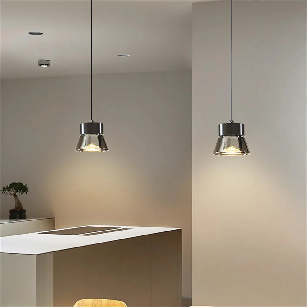 lustre à led tendance en forme de bouteille pour intérieur moderne - vue 11 sur 11