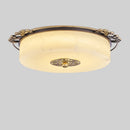 plafonnier led luxe marbre circulaire pour grand ménage
