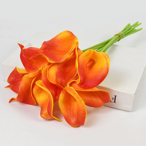 lot de fleurs artificielles lys calla pour mariage et décoration