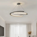 Lustre moderne simple design nordique anneau restaurant