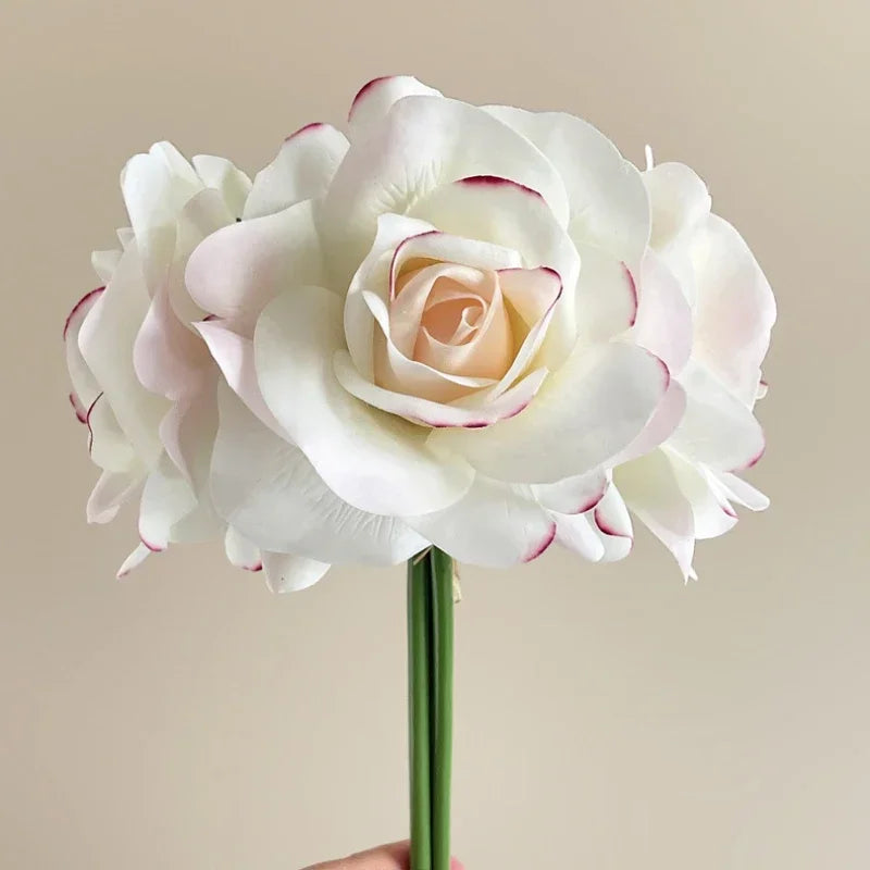 bouquet de roses artificielles décoratives pour jardin