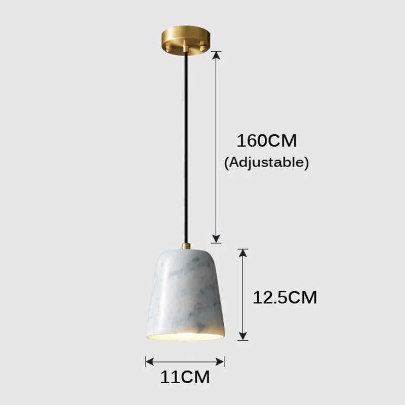 suspension en marbre de luxe pour décoration intérieure - vue 6 sur 8