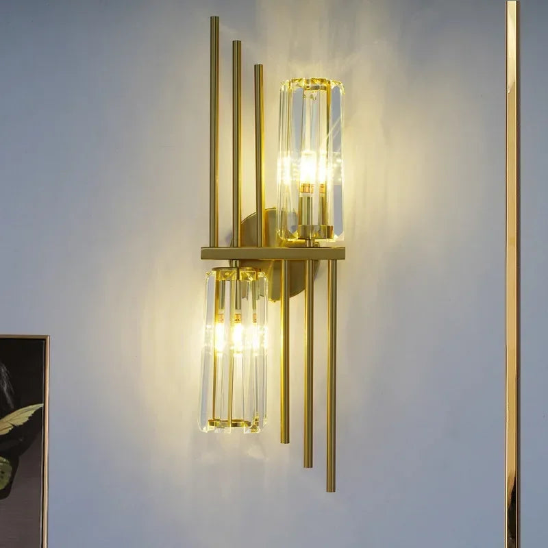 applique murale led post-moderne de luxe en cristal simple - vue 7 sur 13