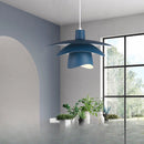 Style nordique lustre chevet chambre d'hôtel lampes Ufo Bar chambre lumière Led Restaurant lustre petit livre rouge