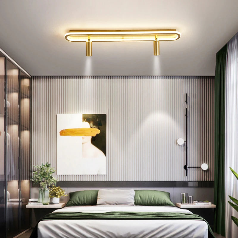 lustre led moderne pour éclairage intérieur gradation longue - vue 5 sur 18