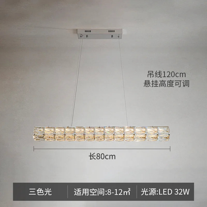 suspension moderne en cristal pour un éclairage élégant - vue 10 sur 10