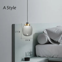 Lustre en verre de Style moderne