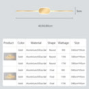 Applique murale LED moderne avec miroir décoratif