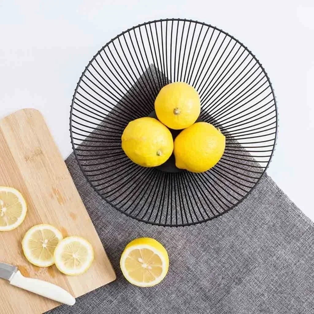 panier de rangement en métal pour outils et aliments - vue 7 sur 8